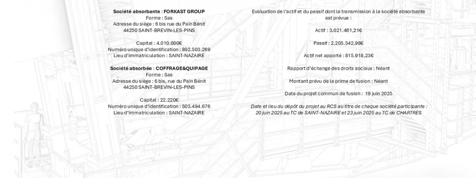 Avis de fusion nationale